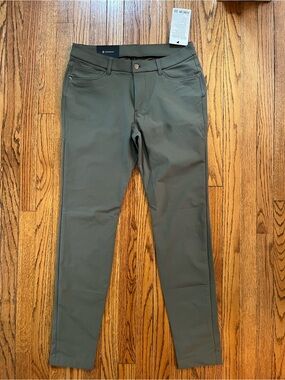 ABC 5 Pocket Men’s Pants Skinny Fit Sz. 32W/34L Olive Green Warpstreme NWT